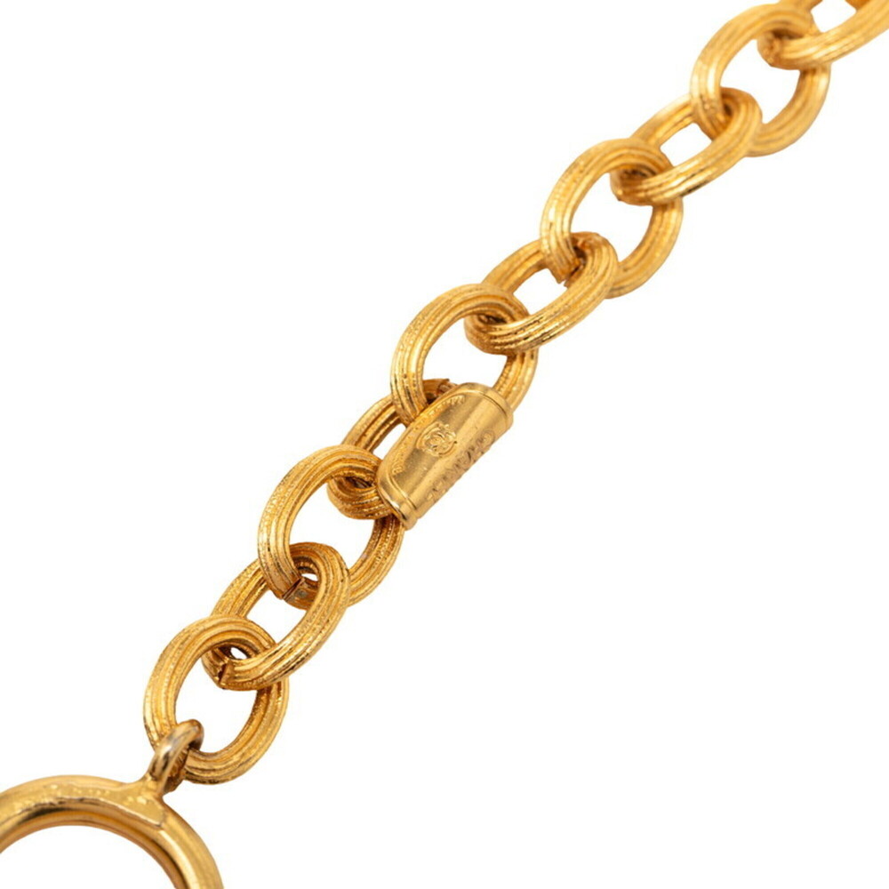 CHANEL Authentic Gold Logo Necklace - Picture 5 of 6